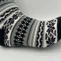 Chaussettes de pantoufles non glissantes d'hiver